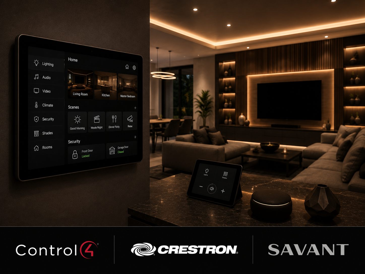 Whole-house automation system installed by Future Electrical Solutions