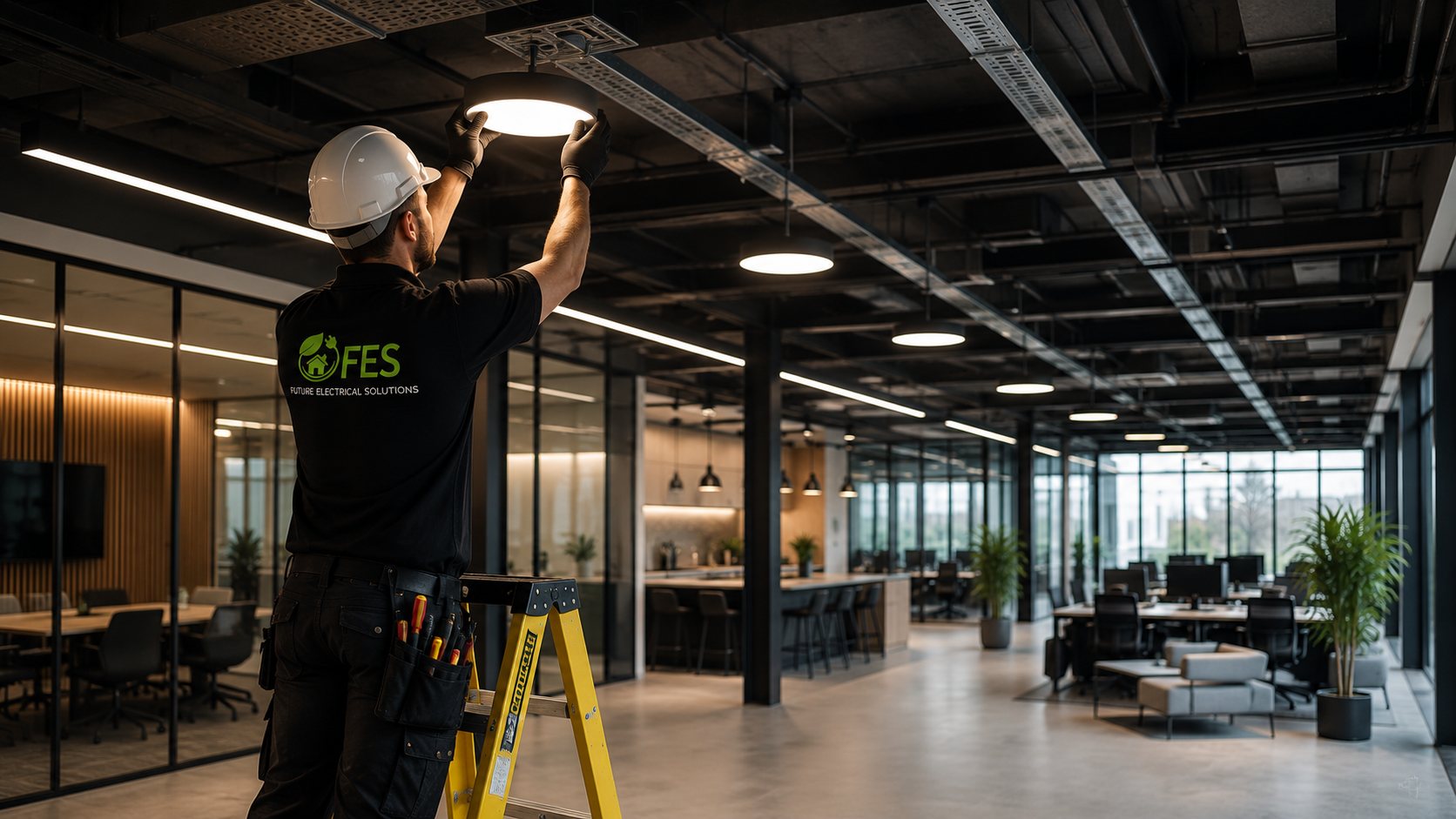 Commercial electrical fit-out completed in Kelham Island, Sheffield